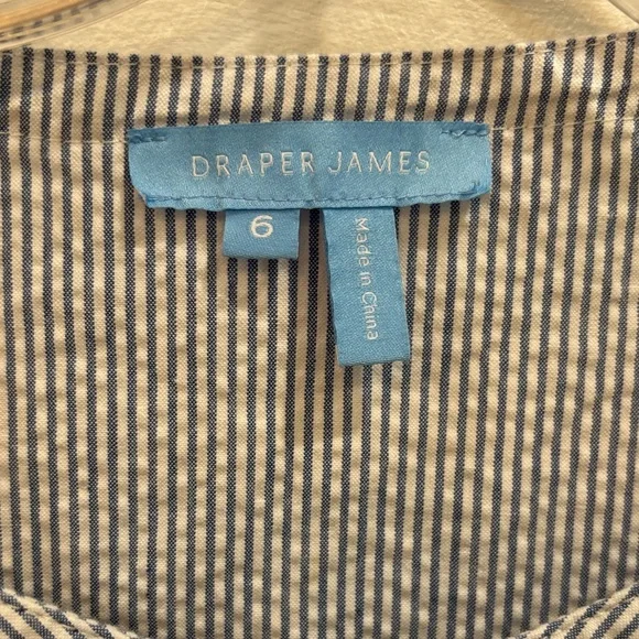 Draper James Women’s Light Blue Ruffle Front Dress - Picture 3 of 4